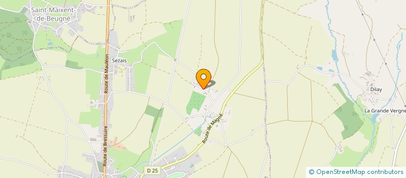 localisation de l'entreprise GFA LES MARZELETTES  COULONGES-SUR-L'AUTIZE