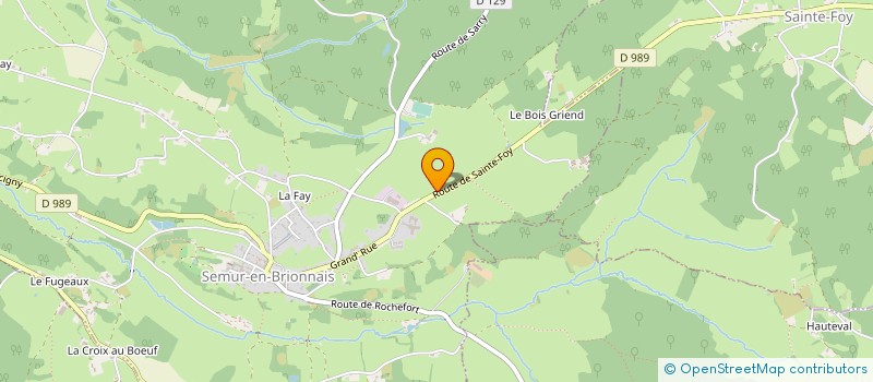 localisation de l'entreprise GFA LES MOLLIERES  LIGNY-EN-BRIONNAIS