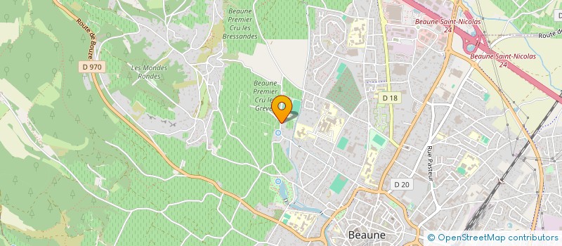 localisation de l'entreprise GFA  LES MONCHOTS à BEAUNE