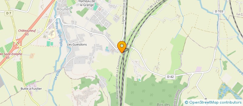 localisation de l'entreprise GFA LES MOREAUX  ROULLET-SAINT-ESTEPHE