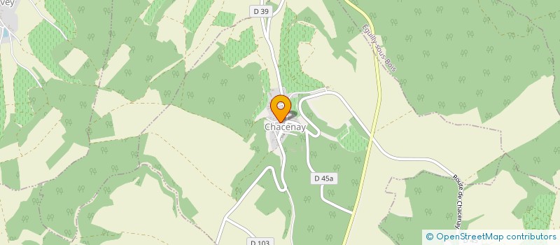 localisation de l'entreprise GFA LES NOS  CHACENAY