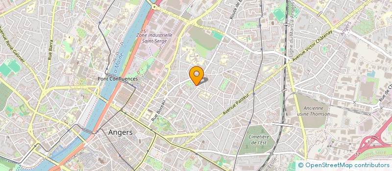 localisation de l'entreprise GFA LES NOUETTES à ANGERS