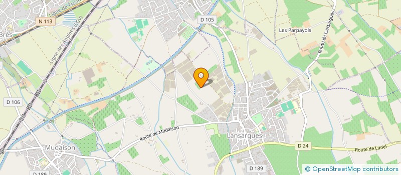 localisation de l'entreprise GFA LES OLIVETTES  LANSARGUES