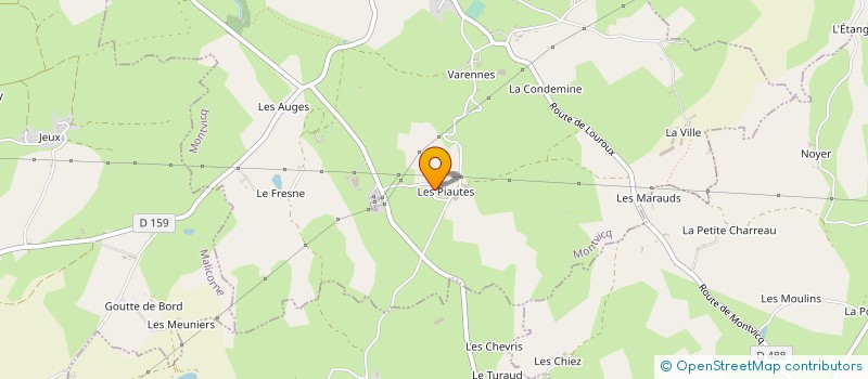 localisation de l'entreprise GFA LES PIAUTES à MONTVICQ
