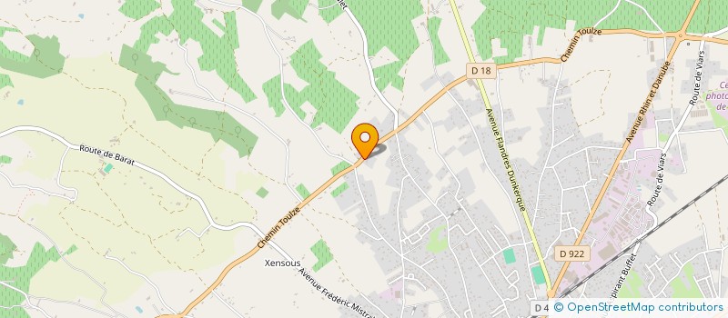 localisation de l'entreprise GFA LES PIECES LONGUES à BRENS