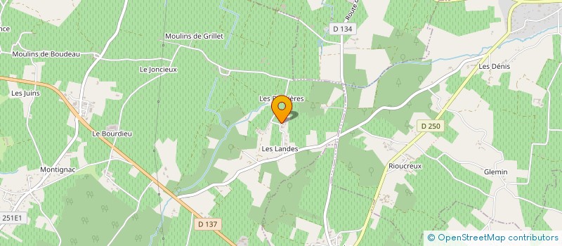 localisation de l'entreprise GFA LES PIERRIERES  BERSON