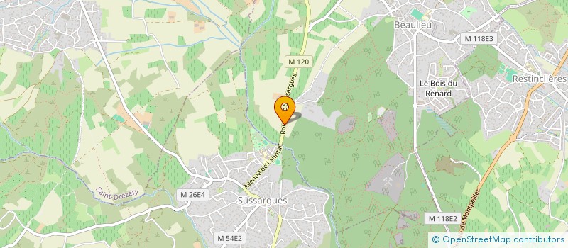 localisation de l'entreprise GFA LES PLAINES à BEAULIEU