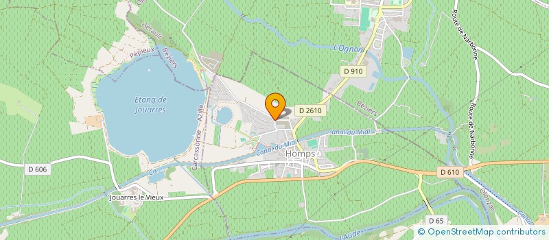 localisation de l'entreprise GFA LES PRADELS  HOMPS