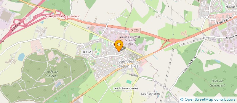 localisation de l'entreprise GFA LES PRAIRIES DE GREZ  SAINT-LEGER-DE-LINIERES