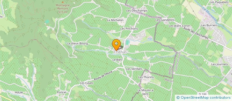 localisation de l'entreprise GFA LES PRES LOUIS  CHENAS