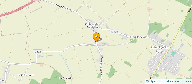 localisation de l'entreprise GFA LES QUATRE ROUTES à SAINT-LYE-LA-FORET