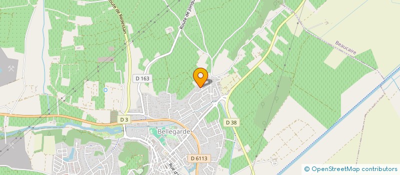 localisation de l'entreprise GFA LES REVES DE ST JEAN  BELLEGARDE