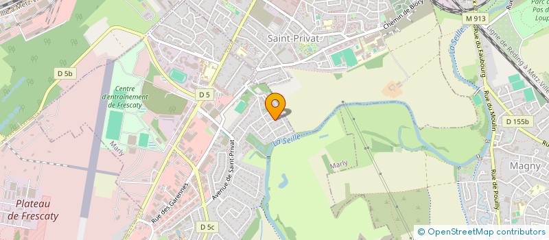 localisation de l'entreprise GFA LES RIVES DE SEILLE à MARLY