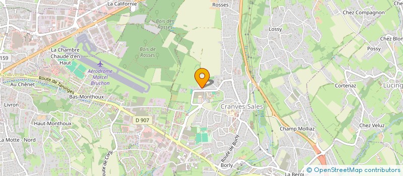 localisation de l'entreprise GFA LES ROITELETS  CRANVES-SALES