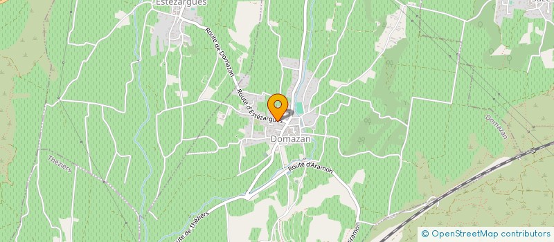 localisation de l'entreprise GFA LES ROMARINS  DOMAZAN