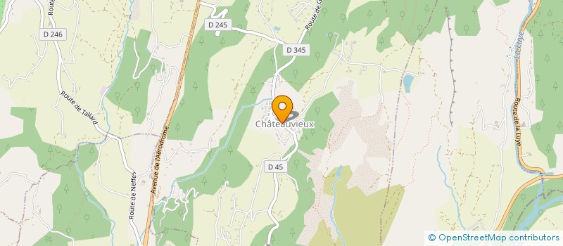 localisation de l'entreprise GFA LES ROUGIERS HENRI FAUCON  CHATEAUVIEUX