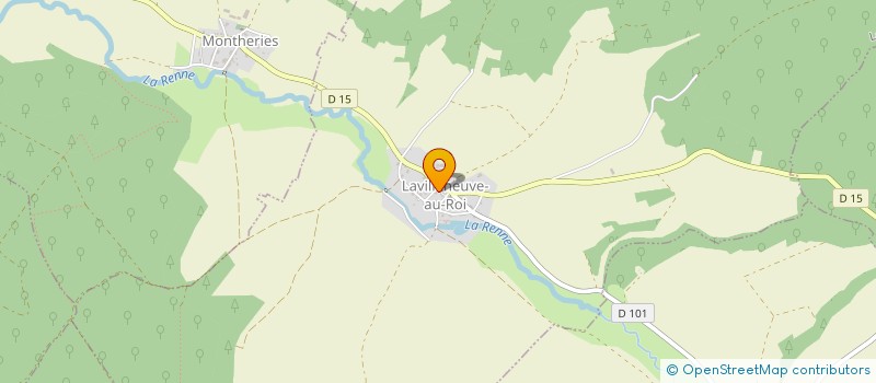 localisation de l'entreprise GFA LES SAUSSOTS à LAVILLENEUVE-AU-ROI
