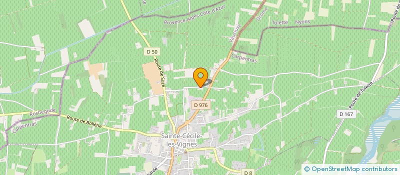 localisation de l'entreprise GFA LES TERRES GIRARD  SAINTE-CECILE-LES-VIGNES