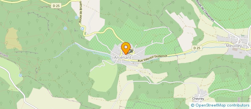 localisation de l'entreprise GFA LES TERRES NEGRES ALTES  ARCENANT