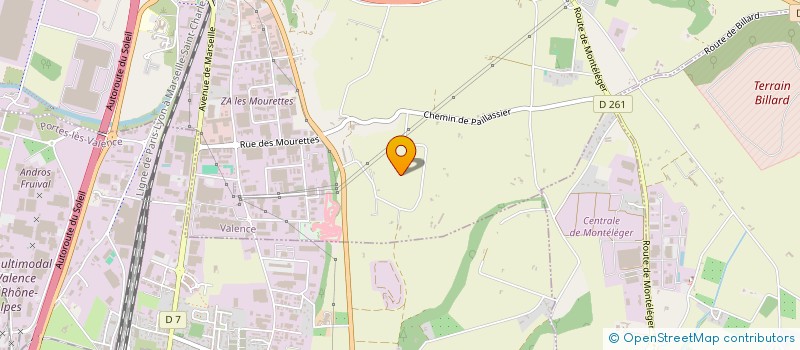 localisation de l'entreprise GFA LES TILLEULS  VALENCE