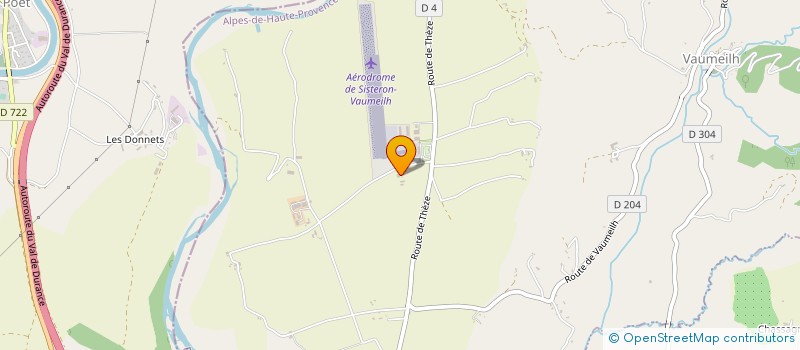 localisation de l'entreprise GFA LES TONINS SUD  VAUMEILH