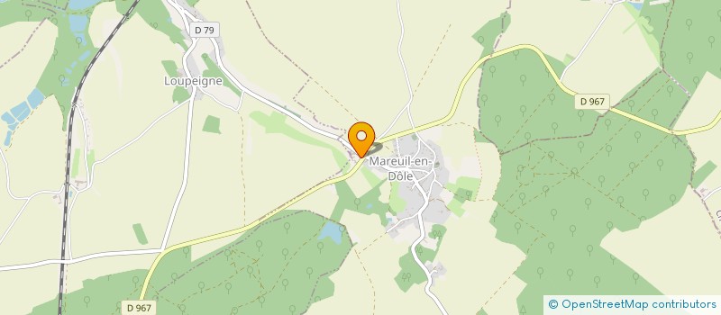 localisation de l'entreprise GFA LES TOURNELLES  MAREUIL-EN-DOLE