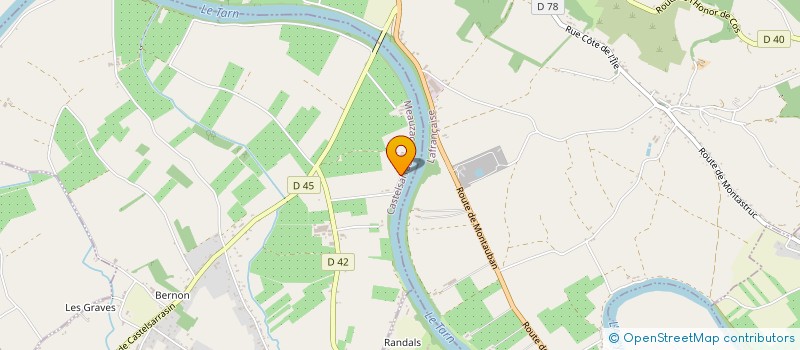 localisation de l'entreprise GFA LES TROIS GENERATIONS  MEAUZAC