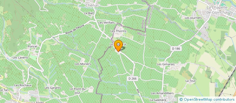 localisation de l'entreprise GFA LES TROIS SAINTS à ROMANECHE-THORINS