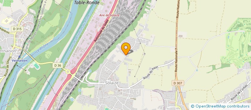 localisation de l'entreprise GFA LES VERCHERES  SOLAIZE