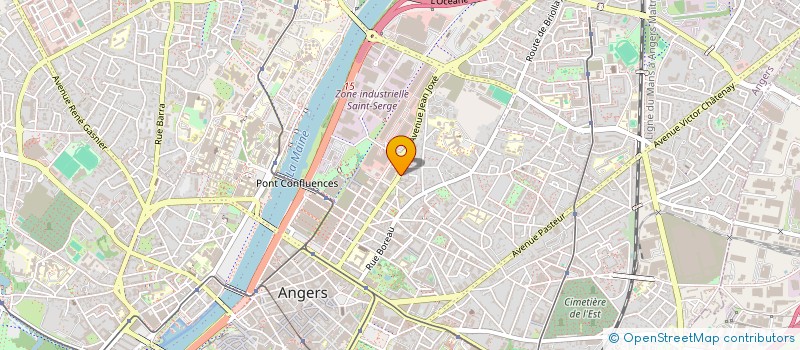 localisation de l'entreprise GFA LES VERGERS SOLEIL à ANGERS