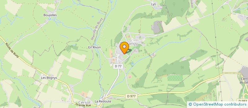 localisation de l'entreprise GFA LES VIGNES SOUS L'EGLISE  SAINT-VALLERIN