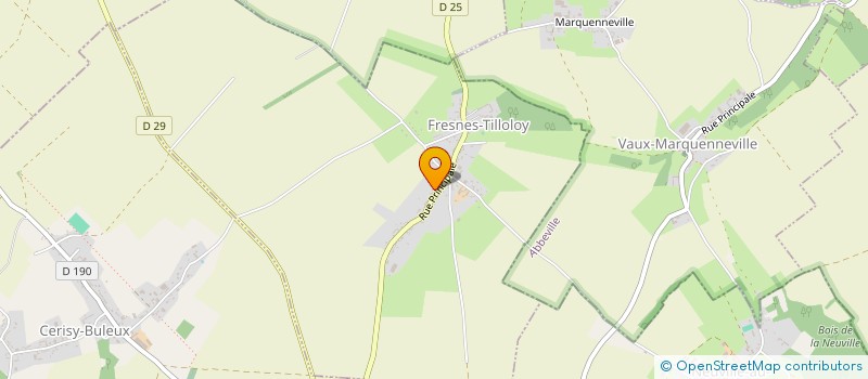 localisation de l'entreprise GFA LES VINGT  GREBAULT-MESNIL