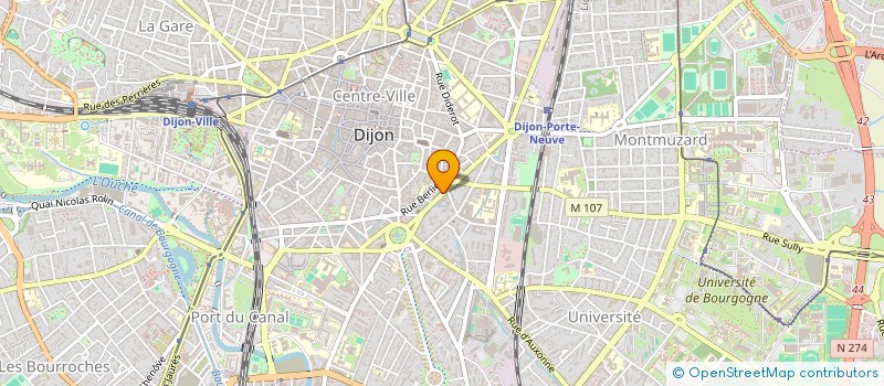 localisation de l'entreprise GFA LES Z'OUVREES à DIJON