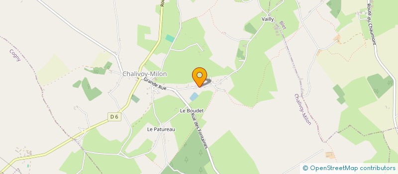 localisation de l'entreprise GFA LESAGE  CHALIVOY-MILON