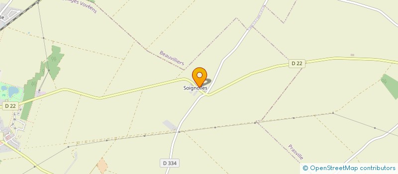 localisation de l'entreprise GFA LESIEUR à BEAUVILLIERS