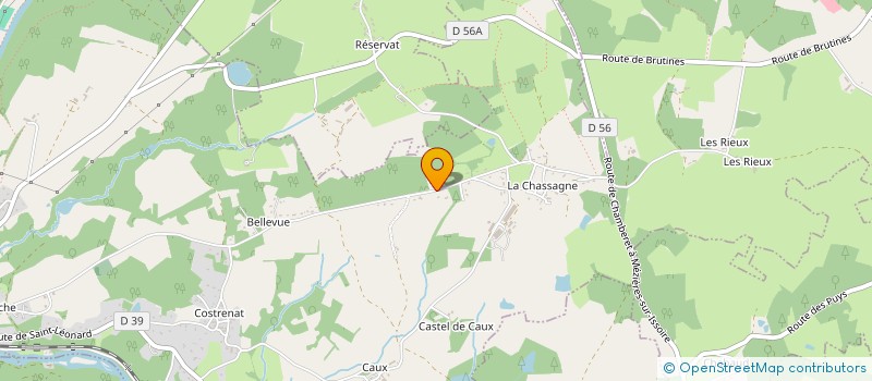 localisation de l'entreprise GFA LESTRADE  SAINT-PRIEST-TAURION