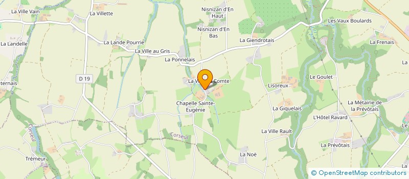 localisation de l'entreprise GFA LETONTURIER SOHIER  CORSEUL