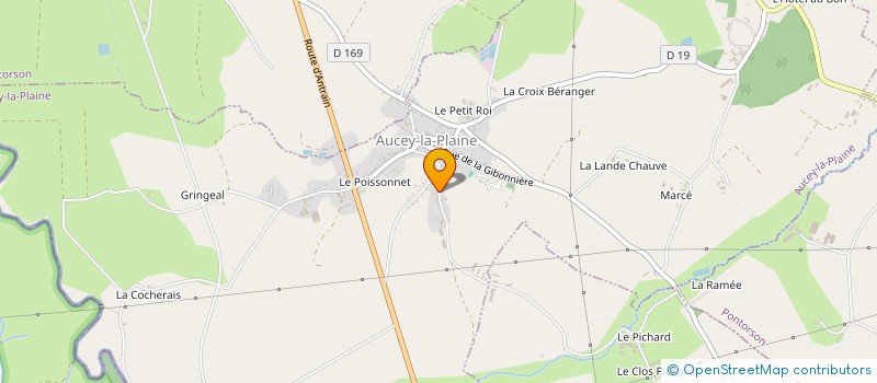 localisation de l'entreprise GFA LETOURNEUR  AUCEY-LA-PLAINE