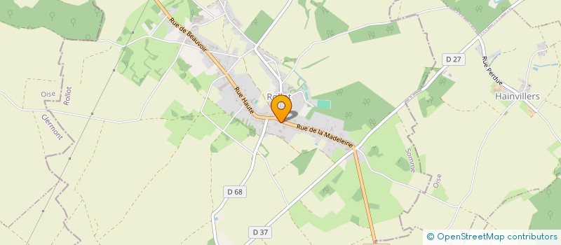 localisation de l'entreprise GFA LEVIER  ROLLOT