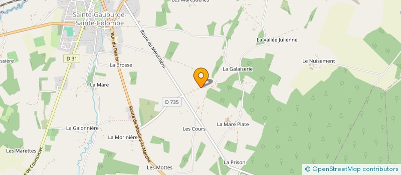 localisation de l'entreprise GFA LI à ECHAUFFOUR