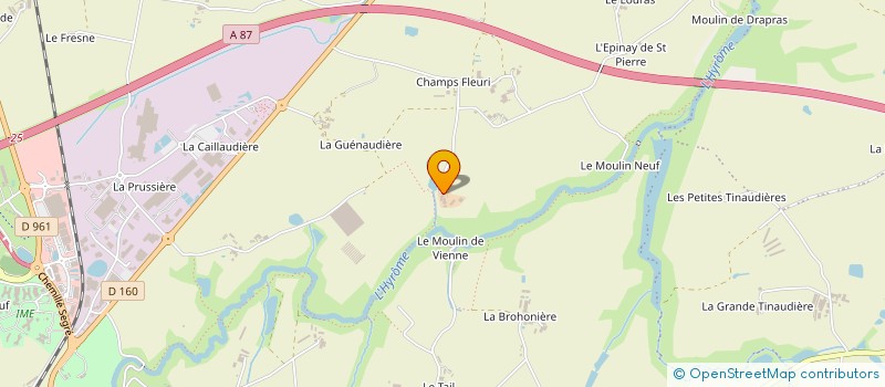 localisation de l'entreprise GFA LISEE  CHEMILLE-EN-ANJOU