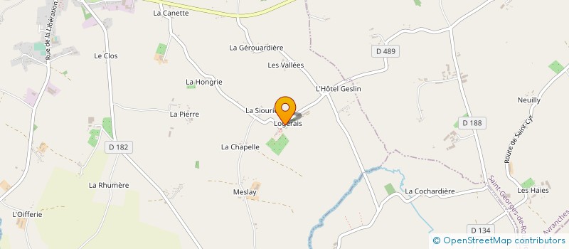 localisation de l'entreprise GFA LOGERAIS  BARENTON