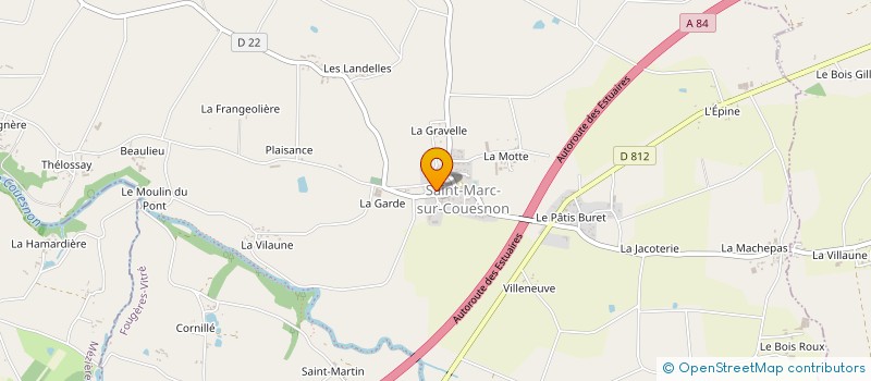 localisation de l'entreprise GFA LONGRAIE-LEONARD  RIVES-DU-COUESNON