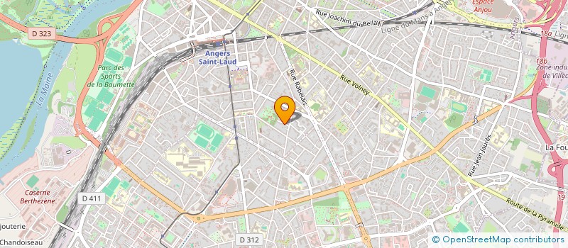 localisation de l'entreprise GFA LORAIN à ANGERS