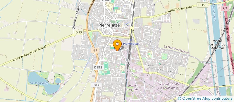 localisation de l'entreprise GFA LOU VIGNOULAS à PIERRELATTE