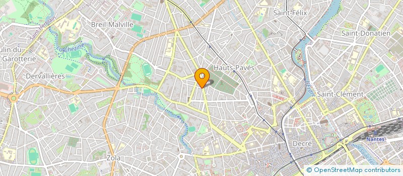 localisation de l'entreprise GFA LOUIS-MARECHERES  NANTES