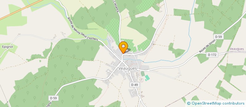 localisation de l'entreprise GFA LOUISON RAIMBAULT  SURY-EN-VAUX