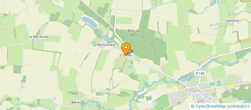 localisation de l'entreprise GFA LOULAIE  VALLONS-DE-L'ERDRE