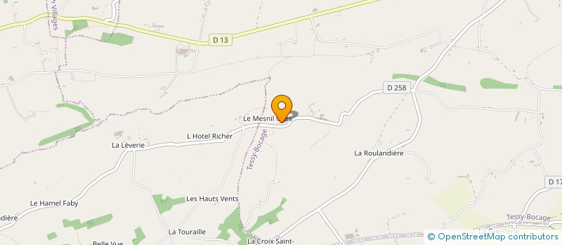 localisation de l'entreprise GFA MA PHILO  TESSY-BOCAGE