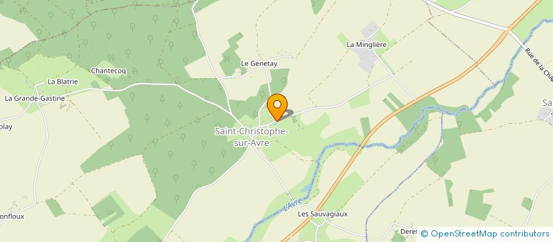 localisation de l'entreprise GFA MAGEO  SAINT-CHRISTOPHE-SUR-AVRE